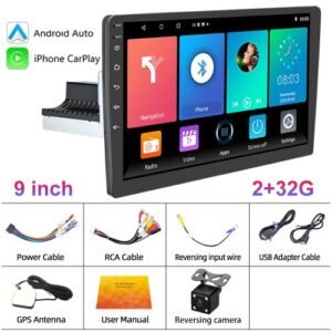 X- 2+32G 1 Din 7"/9"/10.1" Inch Andriod 11 Car Radio