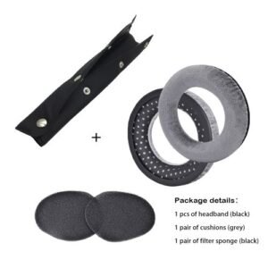 DT 770 Replacement Ear Pads Ear Cushion Earpad Compatible With Beyerdynamic DT990 / DT880 / DT770 PRO Headphones Gamer Headband WSY
