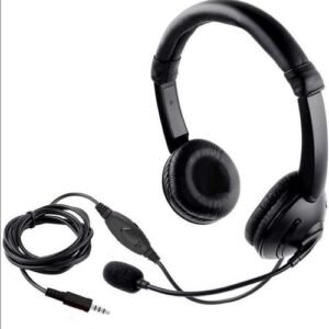 Foreign Trade Wired Direct Plug Customer Service Telephone Headset Air Live Broadcast Cellphone Headset Game Electric Computer Music Headset