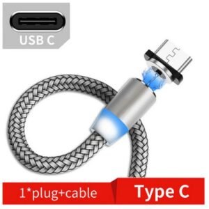 1 Meter Type-C Magnetic Metal Charging Line