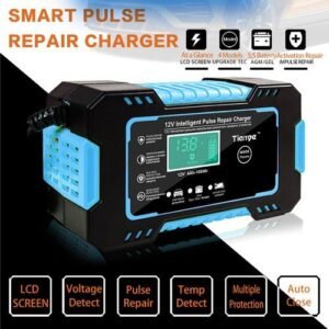 12V Intelligent Vehicle Locomotive Charger With LCD Display