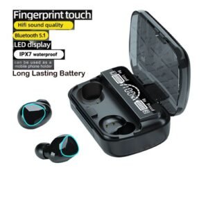 M10 Blutooth Earbuds With Touch,display Long Lasting Battery