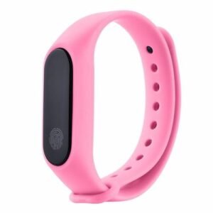 M2 Sport Waterproof Heart Rate MonitorSmart Bracelet M2 Wrist Band Smart Watch OLED Fitness Tracker Pedometer For IOS Andriod Phones (Pink) CHEMAI