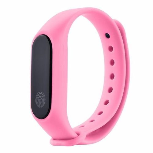 M2 Sport Waterproof Heart Rate MonitorSmart Bracelet M2 Wrist Band Smart Watch OLED Fitness Tracker Pedometer For IOS Andriod Phones (Pink) CHEMAI