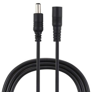 1m 22AWG 5.5 X 2.1mm Female To Male DC Power Supply Plug Extension Cable For Laptop