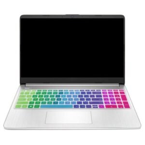 Anti Dust Silicone Skin Keypad Protector Rainbow 15.6 Inch
