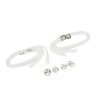 2 Pairs Detachable Transparent Anti-slip Shoe Straps For High Heeled