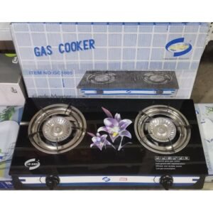 Amaze Table Top Double Burner Gas Cooker