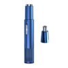 Nose And Ear Hair Trimmer  Rechargeable Stainless Steel Blue