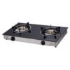 Table Top Gas Cooker With Glass Top And 2 Burne