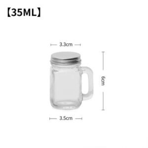 2pcs Mini Sub-bottling Coffee Concente Nuts Jam Honey Seal Tank Kitchen ces Storage Container Cute Cafe Tools Bar Gl