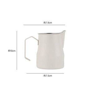 350ml 500ml 750ml Milk Jug Stainless Steel Frothing Pitcher Pull Flower Cup Coffee Milk Frother  Art Milk Foam Tool Coffeware