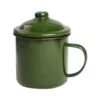 360/500/660ML Nostalgic Enamel Cup Tea Jar Milk Cup Anti-rust Healthy Eco-friendly Retro Water Mug with Lid Household Supplies