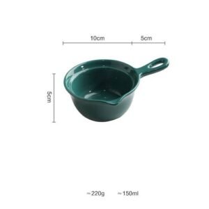 Ceramic Coffee Pot Milk Jug Household Sauce Flavor Dish Chips Snack Plate Hanger Handle