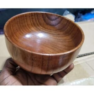 3Pcs Wooden Bowl Rice Soup Salad Ramen Food