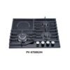 Pol 60cm 3+1 Ceramic Burner In-built Gas Hob Tempered Glass