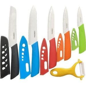 Ceramic Set For Kitchen Colored W Sheath 6