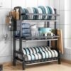 3 Tier Anti Rust Plate Rack