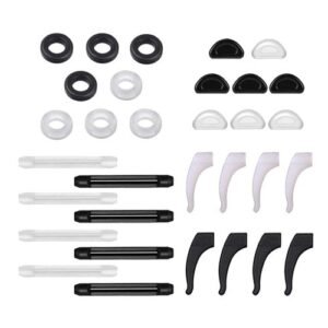 Silicone Glasses Nose Pads Ear Grip Hooks Kit 16 Pairs