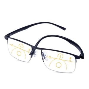 Presbyopic Glasses Reader  Progressive Reading Myopia Black 100 Degree