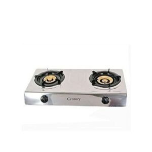 Century Stainless Steel Auto Ignition Burner.- Double Burner