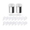 2 Pcs Cocoa Shaker,Coffee Powder Shaker 16 Pcs Coffee Cappuccino Stencils & Barista Pen For Cappuccino Powder Sugar,Etc
