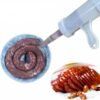 2 PCS Sausage Machine Meat Stuffer Filler Hand Operated Salami Maker 12x17x19cm