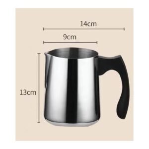 600/900ml 304 Stainless Steel Milk Frothing Pitcher Insulated Handle Wax Cup Espresso Craft Latte Milk Cream Foam Cup Home Caf?