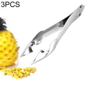 3 PCS  Pineapple Clip Fruit Eye Digger 13.5?3.5cm Endless Steel Nail
