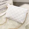 Women Crossbody Bag Leather Shoulder Bag For Ladies Chain Handbags White