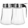 2pcs Gl Dispenser Gl Sugar Dispenser Syrup Dispenser for Coffee Bar