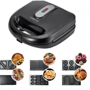 Sokany 6 In 1 Waffle Maker, Grill, Toaster, Sandwich Maker