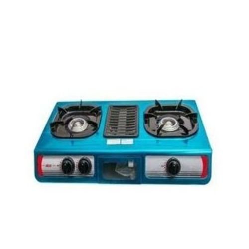 2 Hob Table Top Gas Cooker And Grill