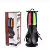 6Pcs Silicone Cooking Spoon Set With Stand