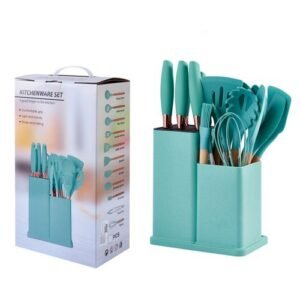 19 Sets Of Silicone Kitchenware Set With Chopping Board