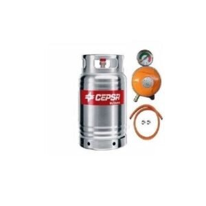 Cepsa Gas Cylinder 12:5kg With Meter Regulator,hose & Clips