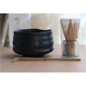 Japan Handmade Bator Matcha Kit Maccha Whisk Bowl Scoop Tea