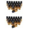 40pcs Empty Portable Roll On Glass Bottles For Essential Oil Perfumes