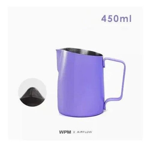 450ml Coffee Latte Cup Oblique Mouth Stainless Steel Round Mouth Milk Foam Cup Welhome Jointly Create Coffee Cup Barista Tools