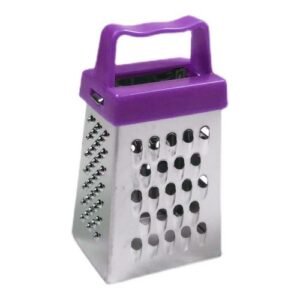 Box Grater Multi-function Vertical Stainless Steel-Purple