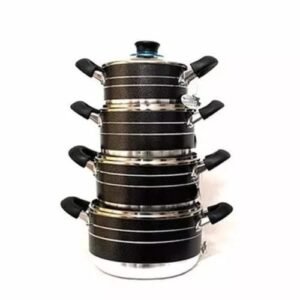 Ultimate 4 Pieces Set Of Non-stick Cooking Pot Cookware