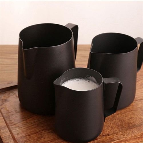 12/20oz Nonstick Stainless Steel Milk Frothing Pitcher Espresso Coffee Barista Craft Latte Cappuccino Cream Frothing Jug Pitcher