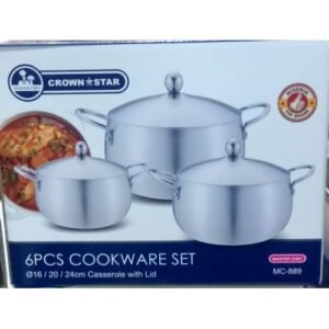 Master Chef Aluminium Cookware Sets - 3pcs