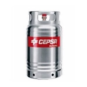 Cepsa 12kg Light Weight Gas Cylinder - Stainless