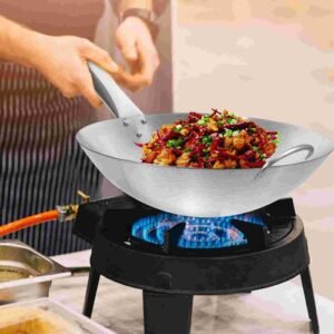Honeycomb Woks Electric Stove Household Frying Pan Chinese Cooking Pot No Coating Gas