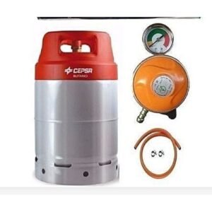 Quality Cepsa 12.5kg Gas Cylinder With Regulator, Hose & Clips