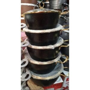 5 Pieces Die-Cast Pot Set GlB