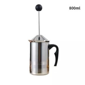 400ml/800ML Manual Milk Frother Coffee Stainless Steel Frothing Pitcher Pull Flower Cup Cappuccino Milk Coffee Lahua Accessories