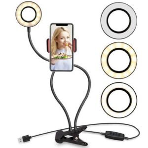 Professional Live Stream With Cell Phone Selfie Holder
