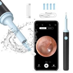 Kerui Smart Wireless Visual Ear Cleaner Spoon Endoscope Earpick 5mp Mini Camera Wax Remover Otoscope Ear Tools Health Care